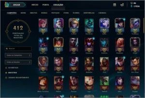 Conta LoL Gold III/Todos os Campeões/360 Skins - League of Legends