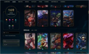 Conta league of legends 2012 barata (330k Riven + mts skins) LOL