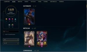 Conta league of legends 2012 barata (330k Riven + mts skins) LOL