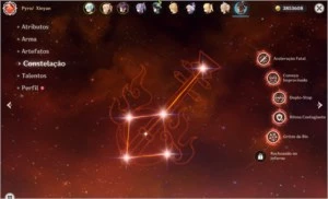 CONTA GENSHIN IMPACT - 6 PERSONAGENS de 5 Estrelas