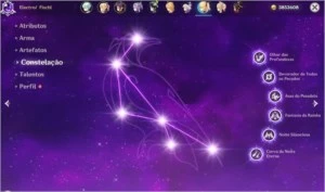 CONTA GENSHIN IMPACT - 6 PERSONAGENS de 5 Estrelas