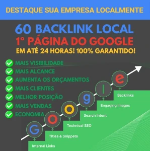 Google Busca Organica - Primeira Página do Google - BackLink - Outros