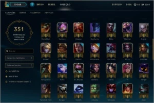 Conta de League Of Legends com mais de 100 Champs OURO III LOL