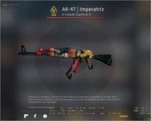 AK-47 Imperatriz Battle Scarred - Counter Strike CS