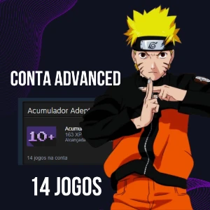 Conta Steam Preço De Desapego - Nível Advanced - 14 JOGOS