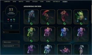 Conta Diamante 4, 259 Skins - League of Legends LOL