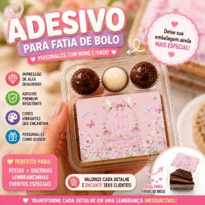 20 Adesivos Jardim 6x4cm - Sem Recorte - Artesanato e Personalizados