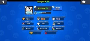 brawl stars nível 15560 troféus + conta clash royale arena14