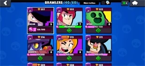 brawl stars nível 15560 troféus + conta clash royale arena14