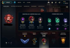 Conta league of legends DIAMANTE 1 LOL