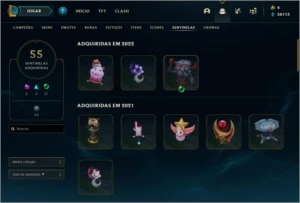 Conta league of legends DIAMANTE 1 LOL