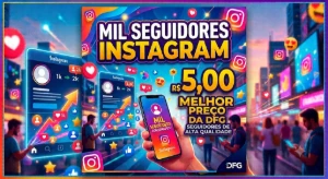 1k seguidores insta 6,99 seguidores de qualidade - Redes Sociais