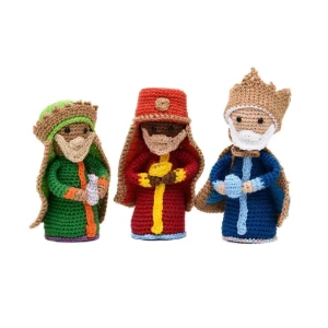 Os três Reis Magos em amigurumi - Artesanato e Personalizados