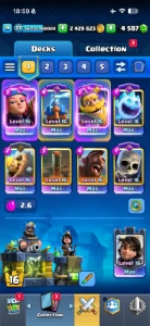 Conta clash royale full cartas lvl 15/16 / Lvl 77 / Torre 16