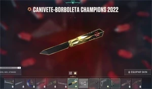 Conta valorant com skins champions 2022