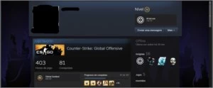 Conta csgo Aguia1/prime+steam lvl 30 +5jogos - Counter Strike