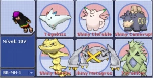 CONTA OTPOKEMON, MUITOS SHINYS E RECOVERY KEY - Tibia