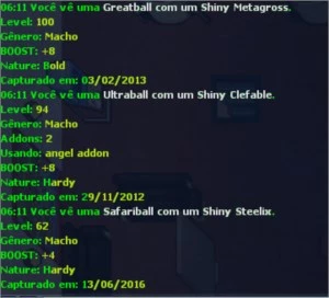 CONTA OTPOKEMON, MUITOS SHINYS E RECOVERY KEY - Tibia