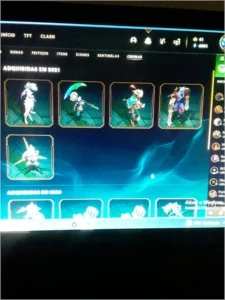 Conta lvl 277 full champ honra 5 110 skins - League of Legends LOL