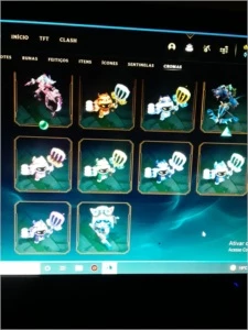 Conta lvl 277 full champ honra 5 110 skins - League of Legends LOL