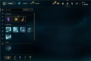 Conta prata 4 com 23 Champs e 5 Skins + 6 Espolios - League of Legends LOL