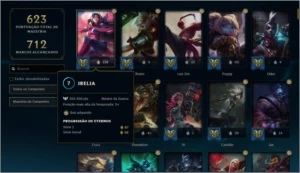 Conta LoL Lvl 395 / Elo: Platina 1 (MMR D4 recem dropado) - League of Legends