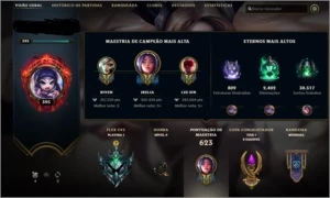 Conta LoL Lvl 395 / Elo: Platina 1 (MMR D4 recem dropado) - League of Legends