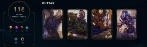 Conta LoL Lvl 395 / Elo: Platina 1 (MMR D4 recem dropado) - League of Legends