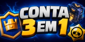 Conta Supercell 3 em 1 - Brawl Stars