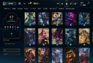 Conta Unranked com 85 campeões e 42 Skins ( MID / TOP / JG) - League of Legends LOL