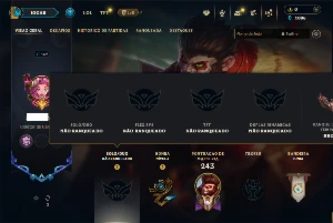 Conta Unranked com 85 campeões e 42 Skins ( MID / TOP / JG)