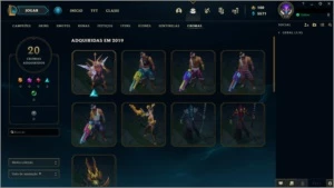 CONTA LOL 310 SKINS NO PRECINHO - League of Legends