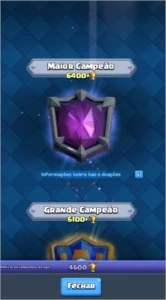 Subo arena do clash royale cada arena 5$