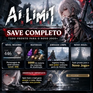 AI LIMIT (PS5) - Nível 446, Materiais, Tudo pronto para NG+! - Outros