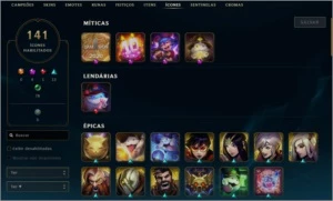 Conta LoL // lvl278 // 68 skin - League of Legends