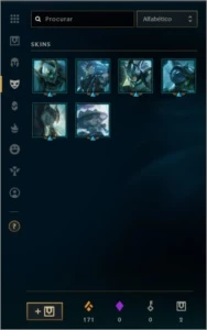 Conta LoL // lvl278 // 68 skin - League of Legends