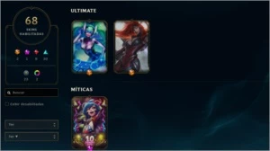 Conta LoL // lvl278 // 68 skin - League of Legends