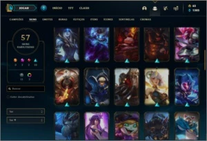 Conta ouro 4 com 145 champs e 57 skins ( 4 vitoriosas ) - League of Legends LOL