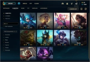 Conta ouro 4 com 145 champs e 57 skins ( 4 vitoriosas ) - League of Legends LOL