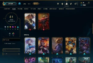Diamante 2 com TODOS os Champs e 41 Skins +7 Vitoriosas - League of Legends LOL