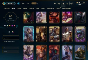 Diamante 2 com TODOS os Champs e 41 Skins +7 Vitoriosas - League of Legends LOL