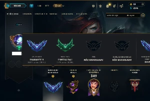 Diamante 2 com TODOS os Champs e 41 Skins +7 Vitoriosas