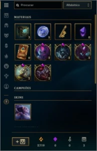 Conta de lol platina 1 9 skins handlevel - League of Legends