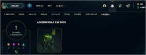 Conta de lol platina 1 9 skins handlevel - League of Legends