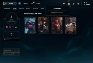 Conta ouro 4 Sem email Verificado com 4 Skins e 23 Champs - League of Legends LOL