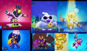 Conta de braw com 71 brawlers! 8 LENDÁRIOS E 4 TÍTULOS - Brawl Stars