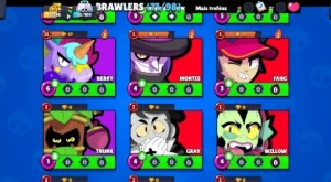 Conta de braw com 71 brawlers! 8 LENDÁRIOS E 4 TÍTULOS - Brawl Stars