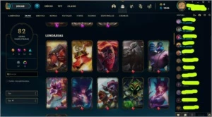Conta lol lvl 60 Com Neeko e Irelia Prestigio 82 skins - League of Legends