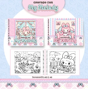 Livro para colorir My Melody