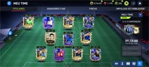 Conta FIFA mobile over 110 90 entrosamento